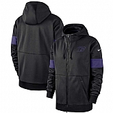Baltimore Ravens Nike Sideline Performance Full Zip Hoodie Black,baseball caps,new era cap wholesale,wholesale hats